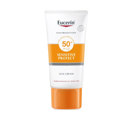 كريم الحماية من الشمس للبشرة الحساسة (SPF +50) من يوسرين -50 مل